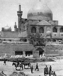 مناره مسجد گوهرشاد - ساخت مناره در مشهد