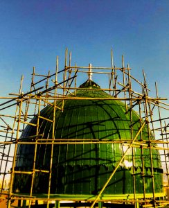 ساخت گنبد مدل مسجدالنبی