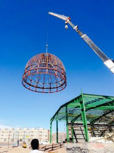 ساخت گنبد فلزی